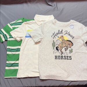 365Kids and‎ Wonder Nation Short Sleeve Tee Shirt 3-pack size 6 NWT